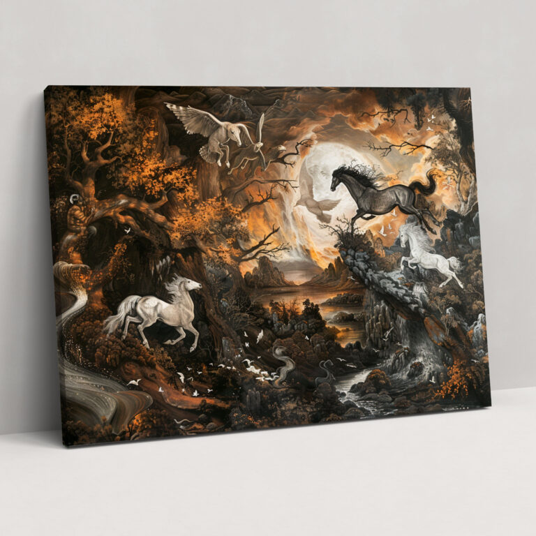 Baroque Style Painting Canvas Print - Baroque, Baroque Style Painting, Wall Decoration, Canvas Print