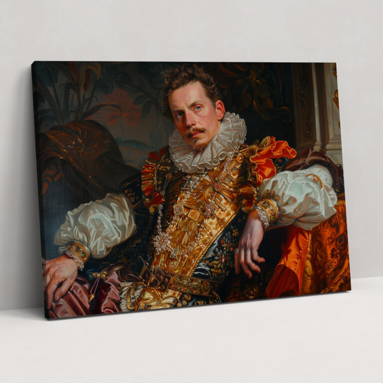 Baroque Style Painting Wall Art - Baroque, Canvas, Wall Art, Baroque Style Painting