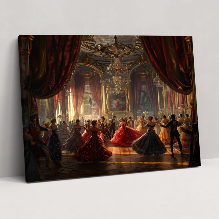 Baroque Style Painting Wall Decoration - Baroque, Canvas Print, Wall Decoration, Home Decoration