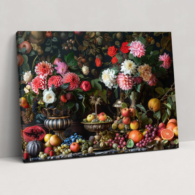 Baroque Style Painting Canvas Print - Baroque, Canvas Wall Art, Canvas, Home Decoration