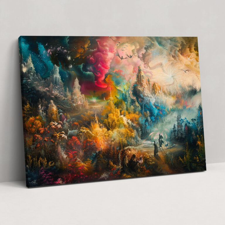 Baroque Style Painting Wall Art - Baroque, Canvas Wall Art, Wall Decoration, Wall Art