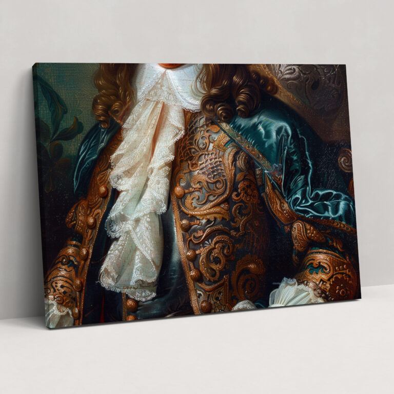 Nobleman Portrait Wall Art - Baroque, Canvas, Wall Decoration, Home Decoration