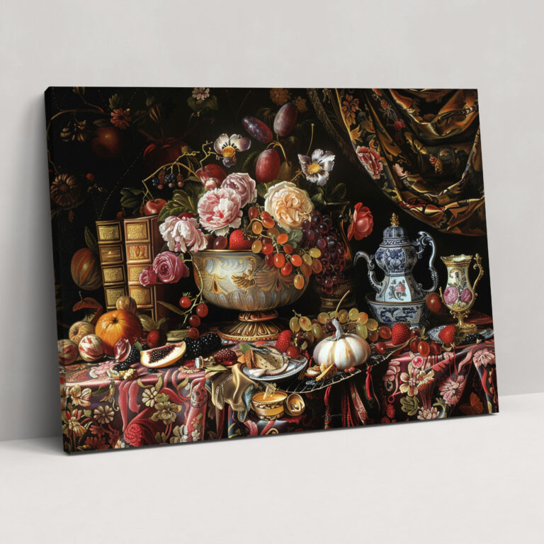 Symbolic Still Life Wall Decoration - Baroque, Home Decoration, Baroque Style Painting, Wall Decoration