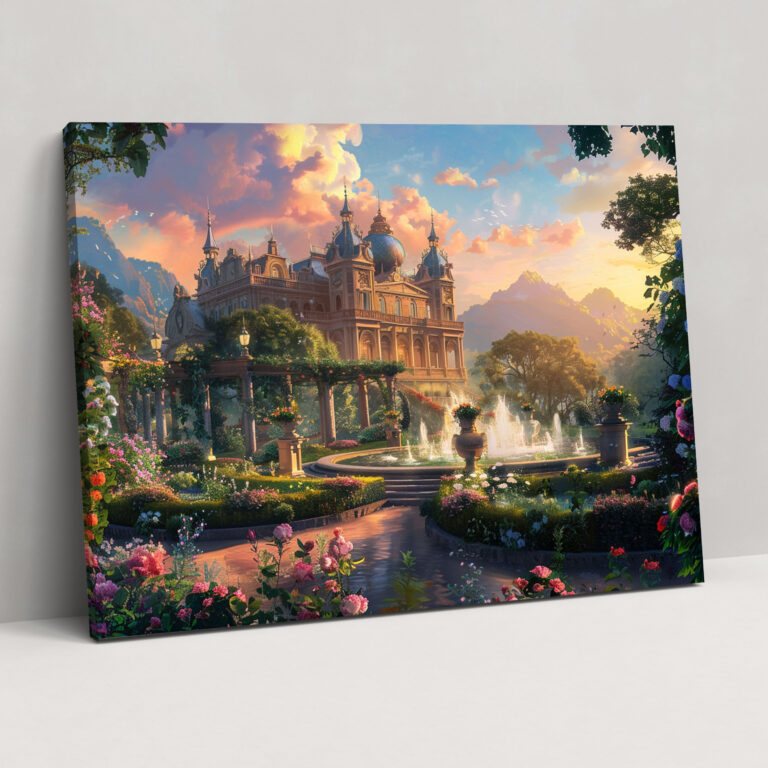 Baroque Style Painting Canvas Print - Baroque, Home Decoration, Canvas Print, Baroque Style Painting