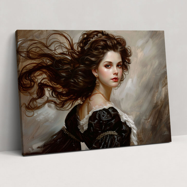 Baroque Style Painting Canvas Print - Baroque, Canvas Wall Art, Wall Art, Home Decoration