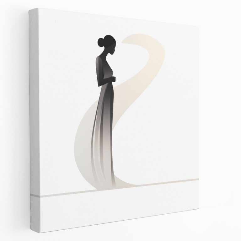 Born Wall Decoration - Born, Serene Silhouette, Wall Art, Wall Decoration