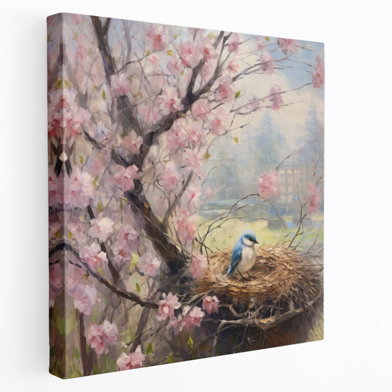 Born Canvas Wall Art - Born, Tranquility, Blooming Tree, Birth