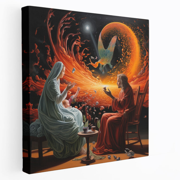 Symbolic Born Canvas Print - Born, Wall Decoration, Canvas, Wall Art