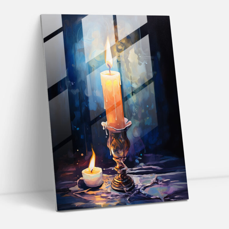Candle Glass Print - Candle, Glass Print, Candle, Modern Art