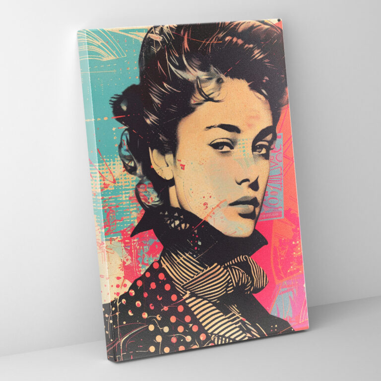 Victorian Pop Art Canvas Print - Classicism And Popart, Canvas Print, Home Decoration, Wall Art