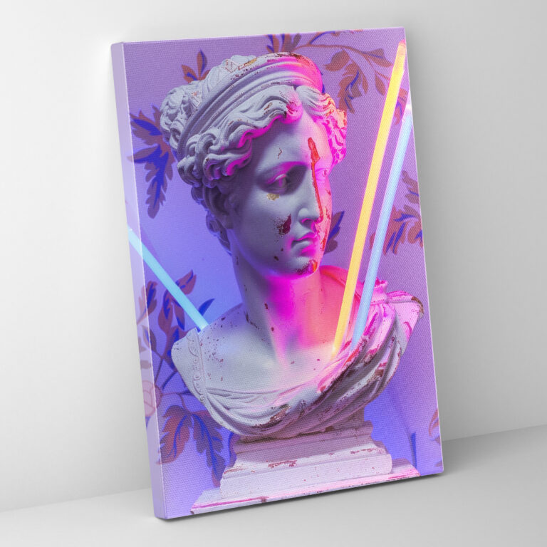 Neoclassical Pop Art Wall Art - Classicism And Popart, Home Decoration, Canvas, Canvas Print