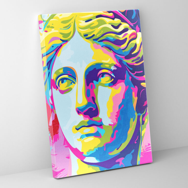Greek Goddess Canvas Print - Classicism And Popart, Wall Art, Canvas, Home Decoration