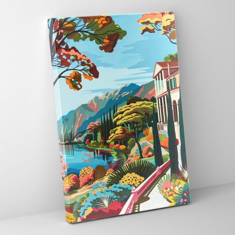 Pop Art Landscape Wall Art - Classicism And Popart, Home Decoration, Combine Classicism With Pop Art, Wall Decoration