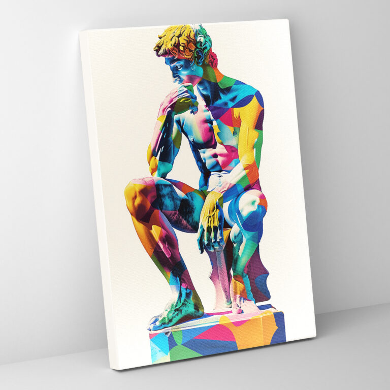 Classicism With Pop Art Wall Decoration - Classicism And Popart, Canvas Wall Art, Canvas Print, Canvas