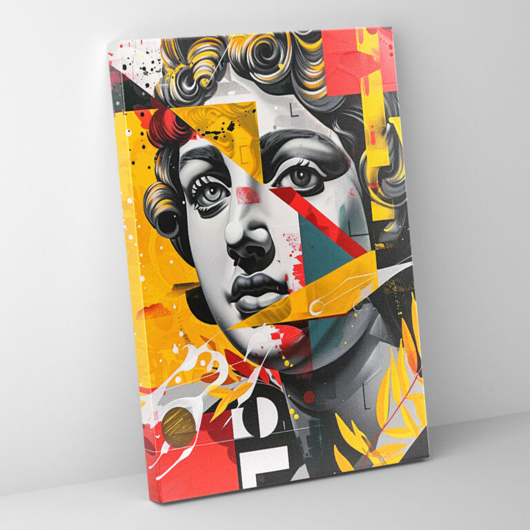Classicism With Pop Art Wall Art - Classicism And Popart, Wall Art, Canvas Wall Art, Classicism With Pop Art