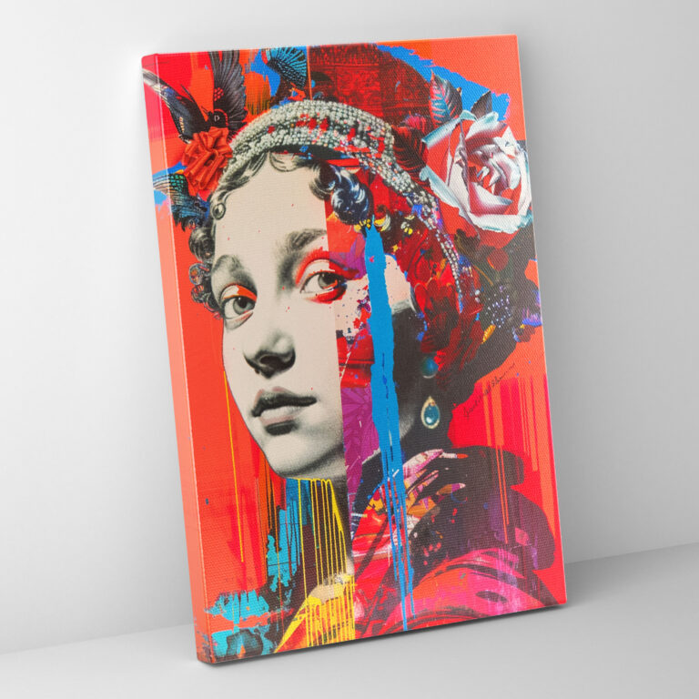 Renaissance Pop Art Canvas Wall Decoration - Classicism And Popart, Wall Decoration, Home Decoration, Canvas Wall Art