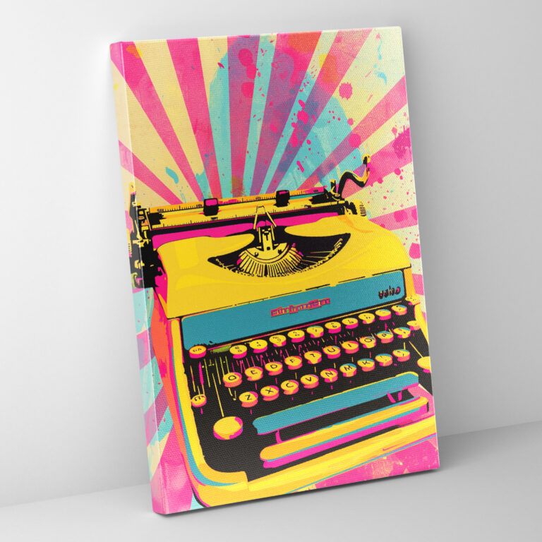 Classicism Pop Art Canvas Print - Classicism And Popart, Canvas Wall Art, Canvas Print, Combine Classicism With Pop Art