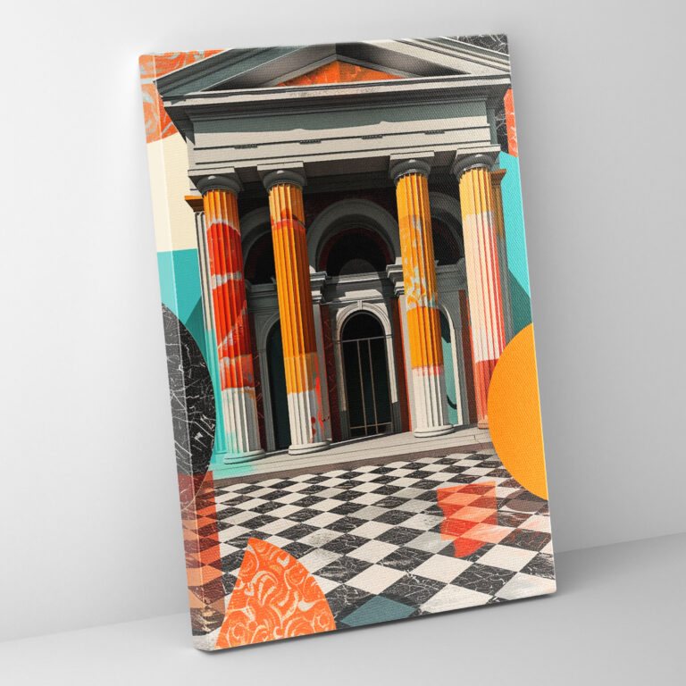 Classicism And Pop Art Fusion Canvas Print - Classicism And Popart, Wall Art, Canvas, Wall Decoration