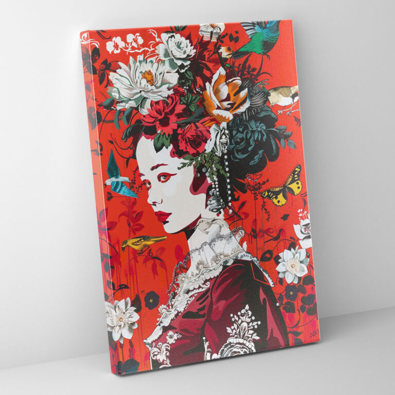 Rococo Pop Art Canvas Print - Classicism And Popart, Canvas, Canvas Print, Canvas Wall Art