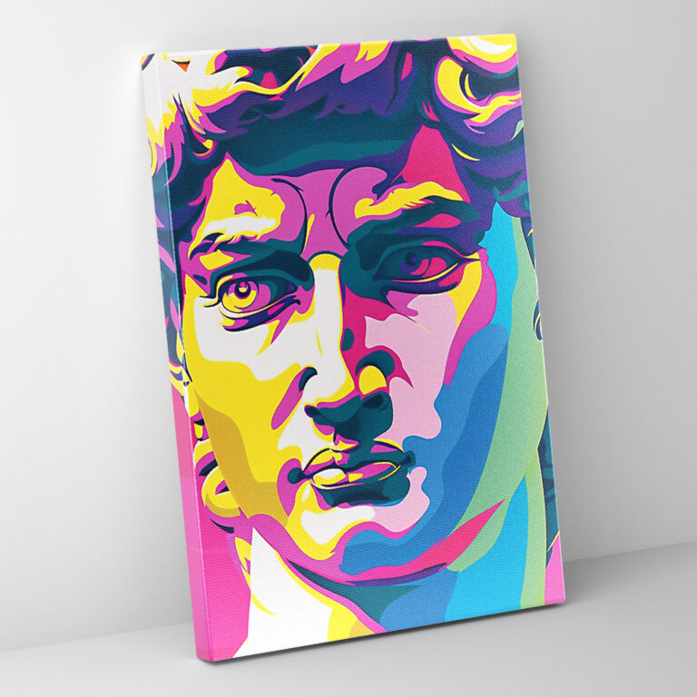 Classicism Meets Pop Art Canvas Print - Classicism And Popart, Wall Art, Home Decoration, Canvas Print