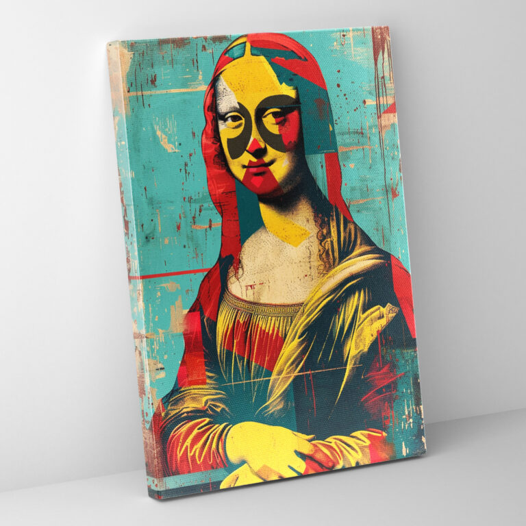 Pop Art Twist Canvas Print - Classicism And Popart, Wall Decoration, Canvas Print, Pop Art Twist