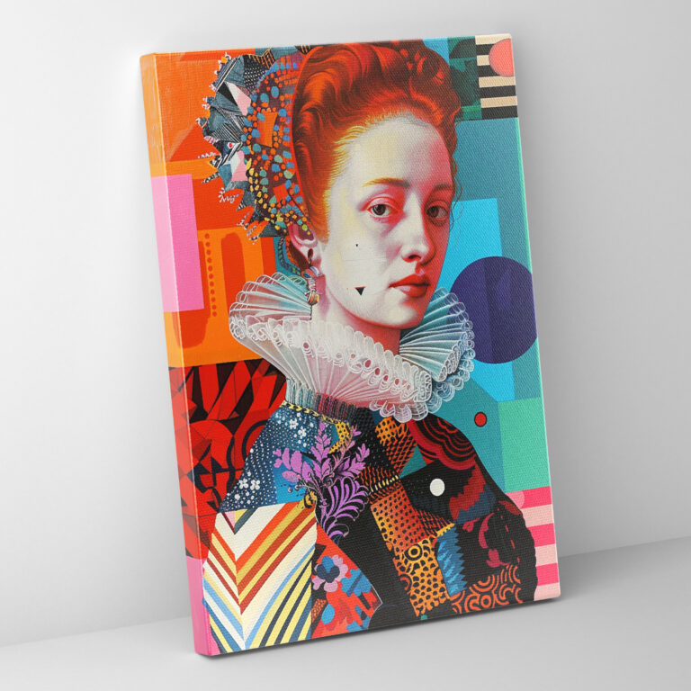 Contemporary Art Fusion Canvas Print - Classicism And Popart, Contemporary Art Fusion, Home Decoration, Wall Art
