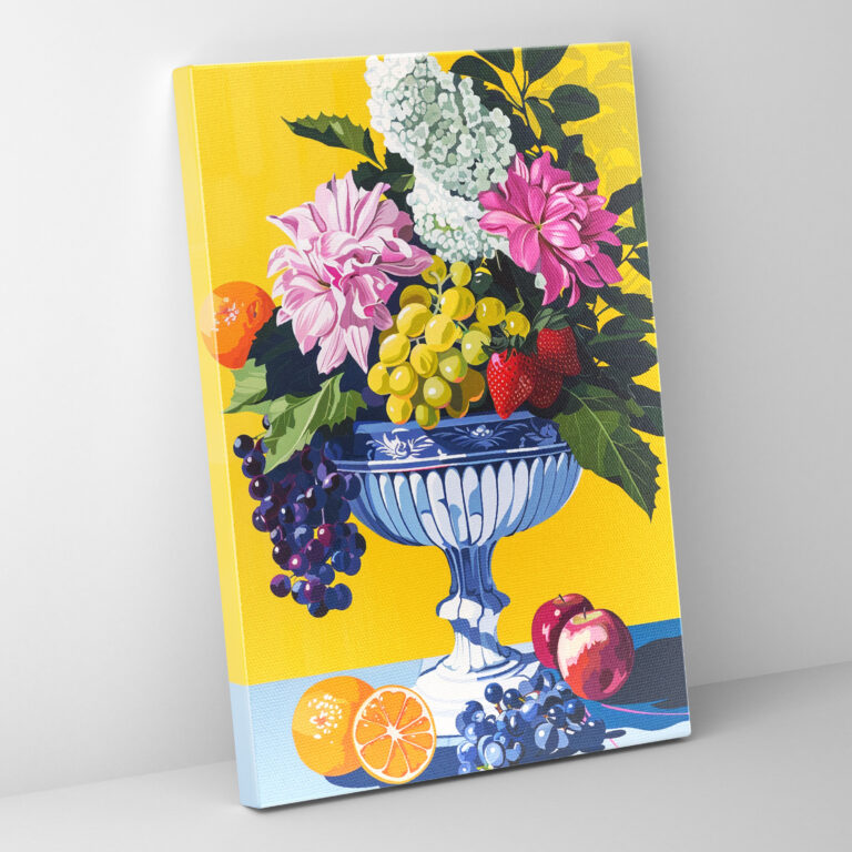 Pop Art Still Life Canvas Print - Classicism And Popart, Home Decoration, Wall Decoration, Wall Art