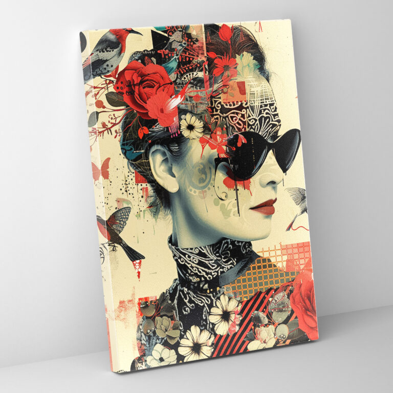 Digital Pop Art Fusion Canvas Print - Classicism And Popart, Home Decoration, Wall Decoration, Canvas Print