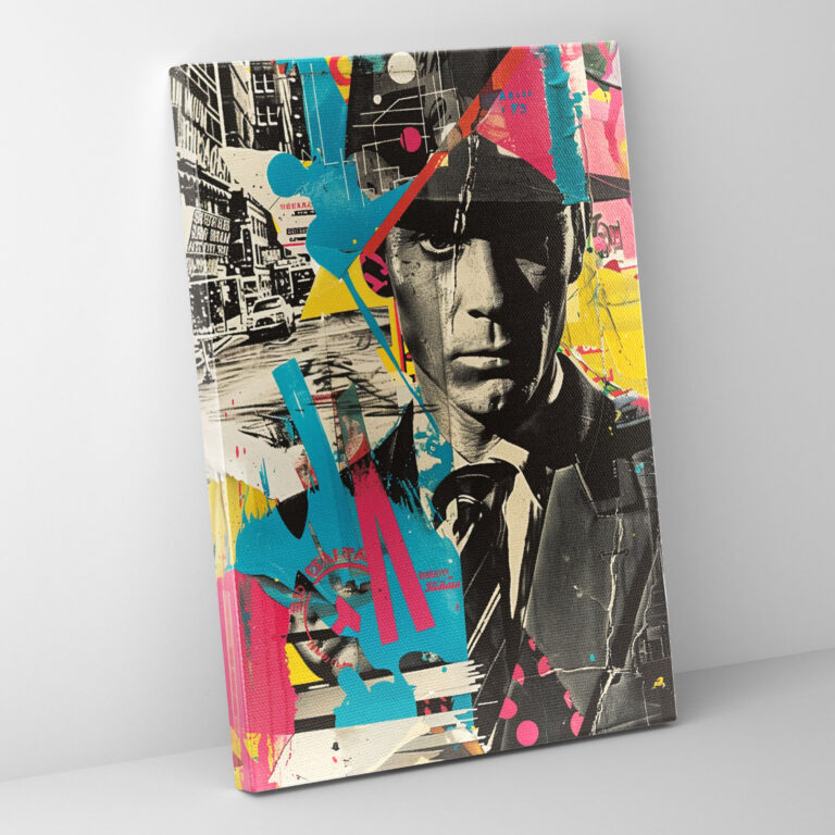 Vintage Pop Art Canvas Print - Classicism And Popart, Wall Art, Home Decoration, Canvas Print