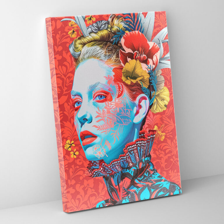 Baroque Street Art Wall Decoration - Classicism And Popart, Baroque Street Art, Canvas Wall Art, Canvas