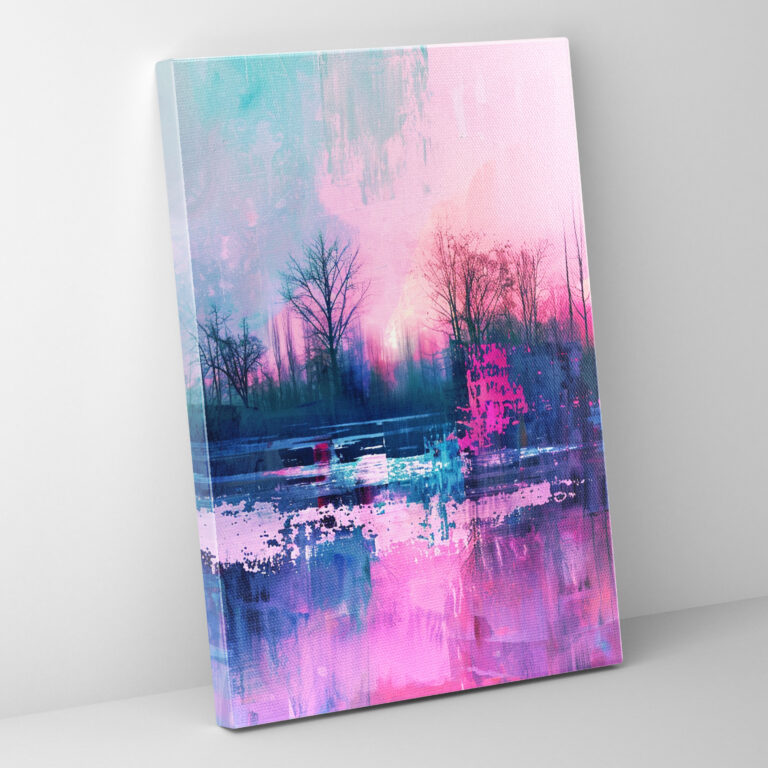 Impressionist Pop Art Canvas Print - Classicism And Popart, Wall Decoration, Canvas Wall Art, Canvas