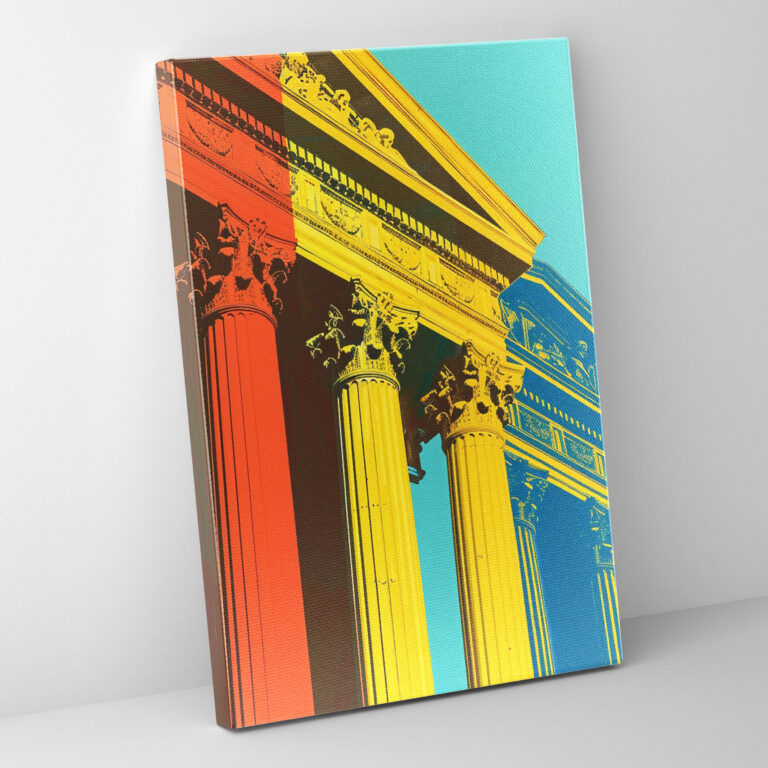 Classicism Pop Art Wall Art - Classicism And Popart, Wall Decoration, Canvas Wall Art, Classicism Pop Art