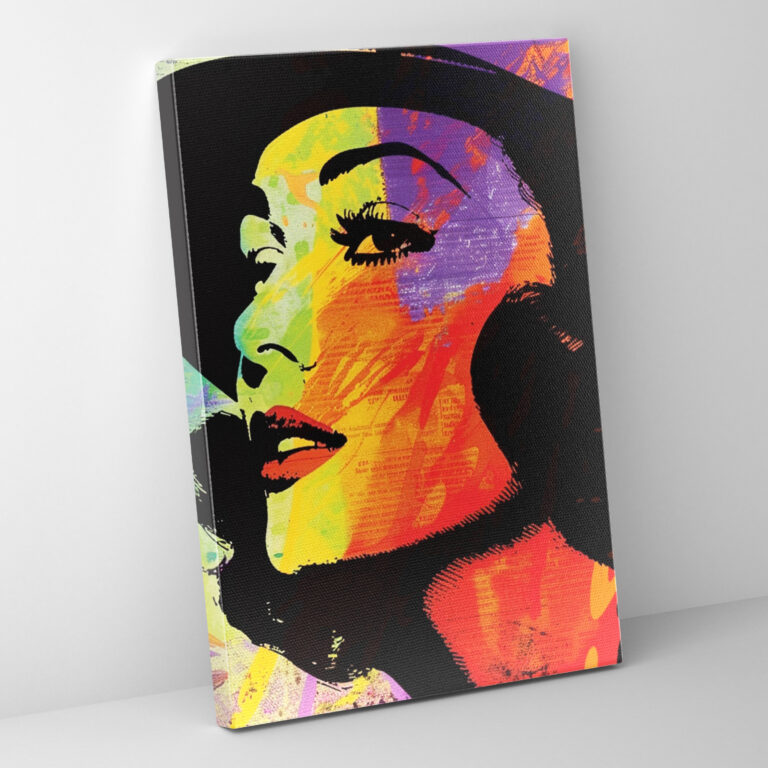 Pop Art Movie Poster Canvas Print - Classicism And Popart, Pop Art Movie Poster, Wall Art, Canvas Print