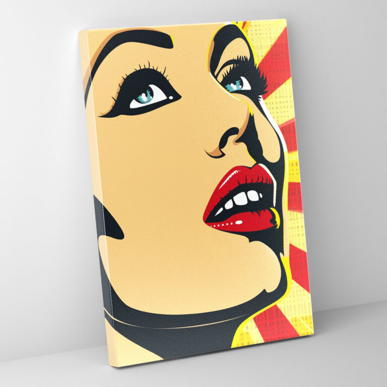 Pop Art Advertisement Poster Wall Decoration - Classicism And Popart, Home Decoration, Canvas Wall Art, Pop Art Advertisement Poster