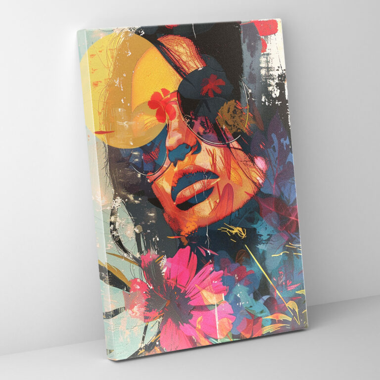 Pop Art Impressionist Landscapes Canvas Print - Classicism And Popart, Canvas Print, Pop Art Impressionist Landscapes, Canvas