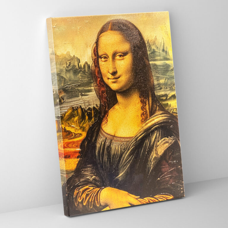 Pop Art Mona Lisa Canvas Print - Classicism And Popart, Canvas Print, Wall Decoration, Canvas