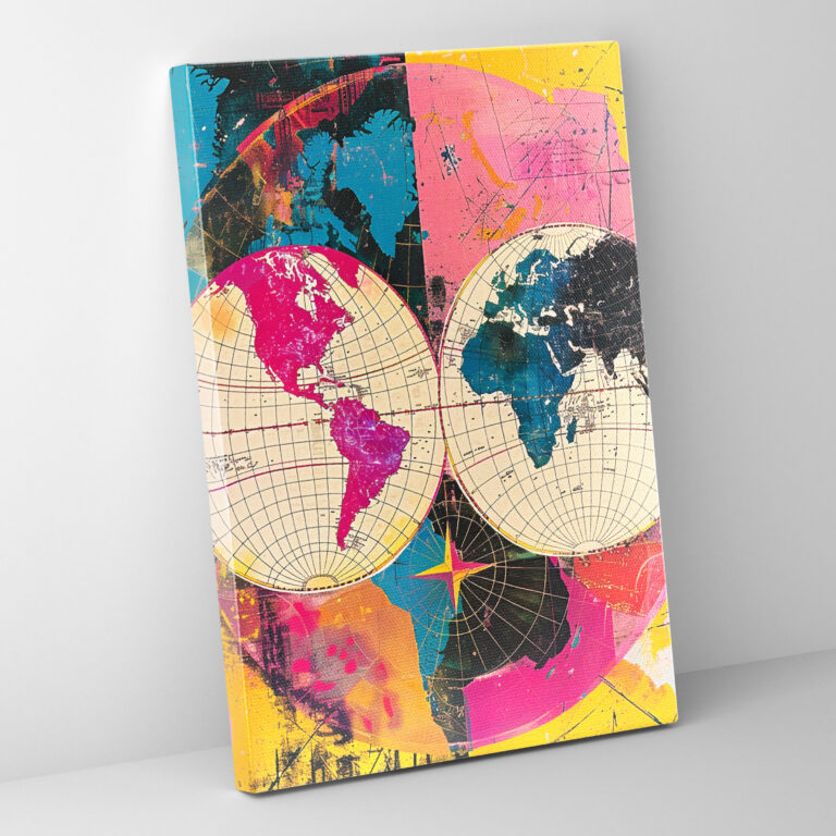 Pop Art Classicism Wall Decoration - Classicism And Popart, Canvas Wall Art, Canvas, Home Decoration