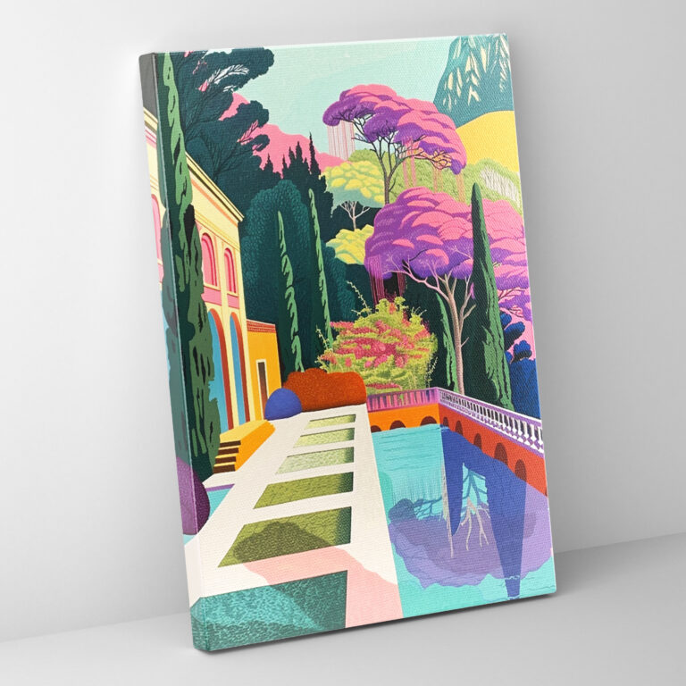 Pop Landscape Wall Art - Classicism And Popart, Home Decoration, Wall Decoration, Wall Art