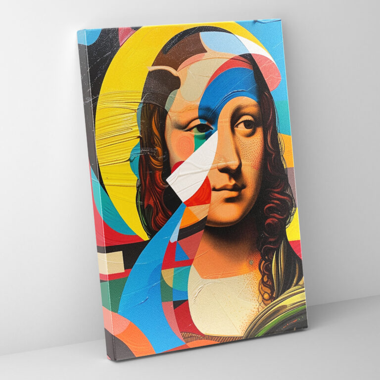 Playful Painting Canvas Print - Classicism And Popart, Canvas Print, Canvas Wall Art, Canvas