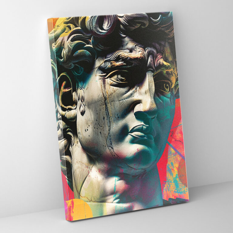 Classicism Meets Pop Art Canvas Print - Classicism And Popart, Canvas, Wall Art, Canvas Wall Art