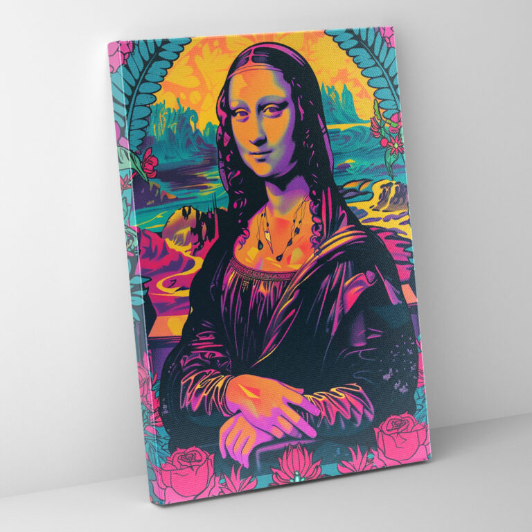 Classicism Meets Pop Art Mona Lisa Canvas Print - Classicism And Popart, Home Decoration, Classicism Meets Pop Art, Wall Decoration