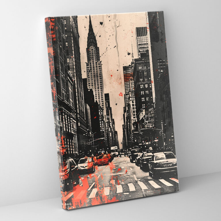 Cityscape Pop Art Wall Art - Classicism And Popart, Pop Art, Wall Art, Canvas Wall Art