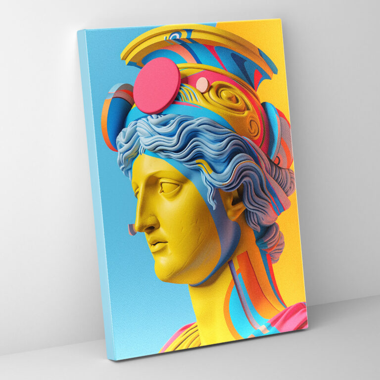 Ancient Greek Revival Canvas Wall Art - Classicism And Popart, Pop Art, Classicism, Wall Decoration
