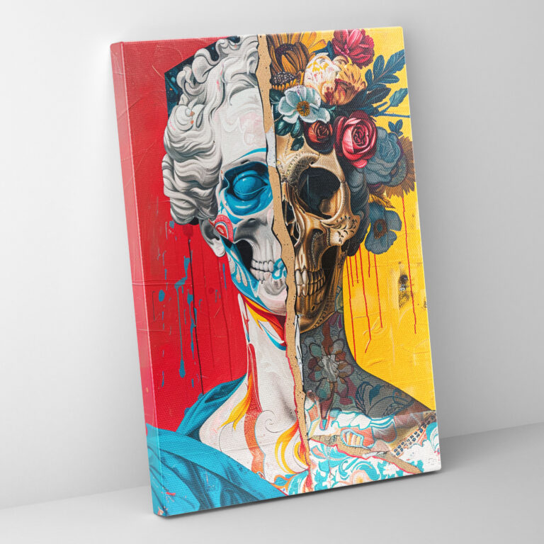 Renaissance Pop Canvas Print - Classicism And Popart, Wall Decoration, Wall Art, Renaissance