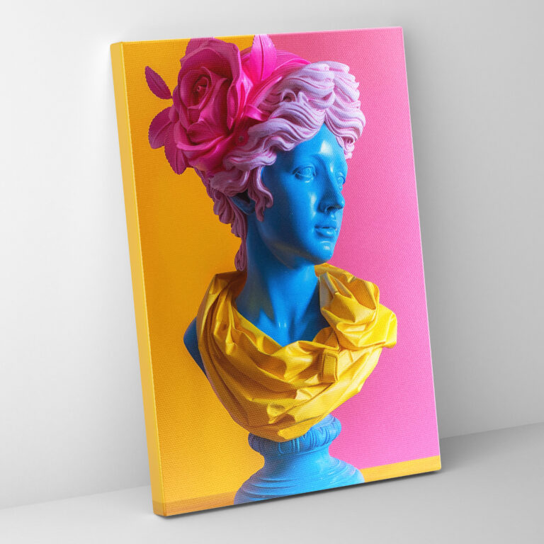 Neoclassical Pop Canvas Print - Classicism And Popart, Neoclassical, Home Decoration, Pop Art