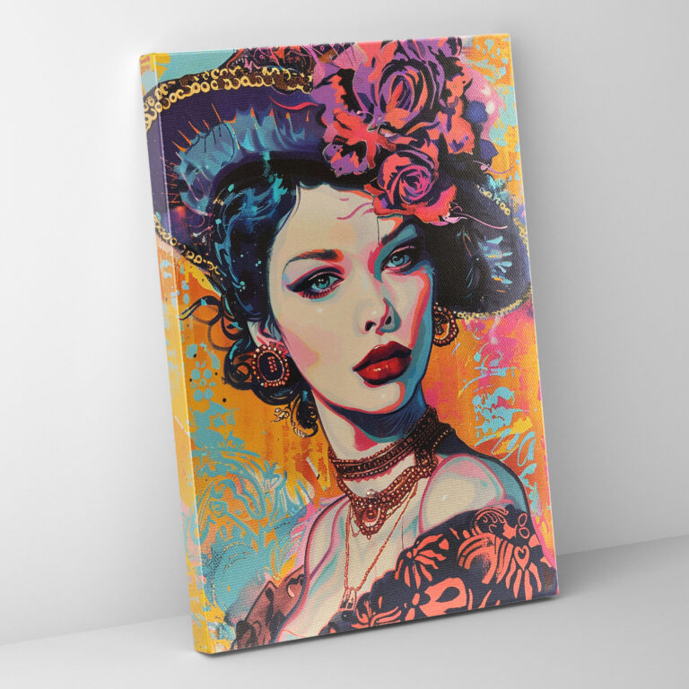 Victorian Pop Canvas Print - Classicism And Popart, Canvas, Pop Art, Wall Decoration