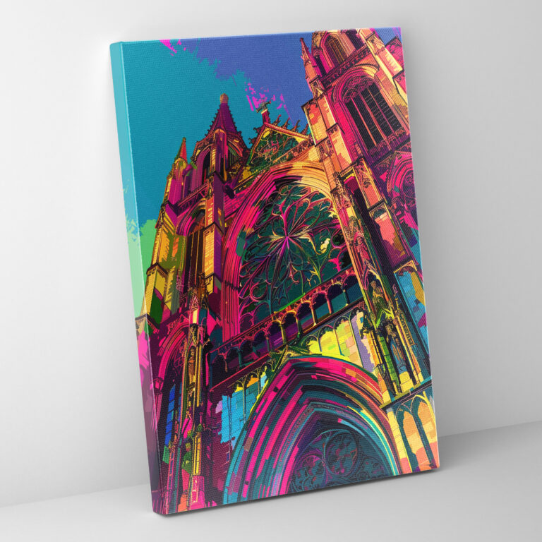 Gothic Pop Art Wall Decoration - Classicism And Popart, Home Decoration, Gothic, Wall Art