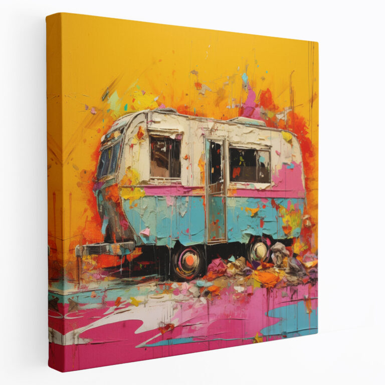 Caravan Wall Decoration - Abstract Expression - Caravan, Canvas, Creativity, Canvas Print