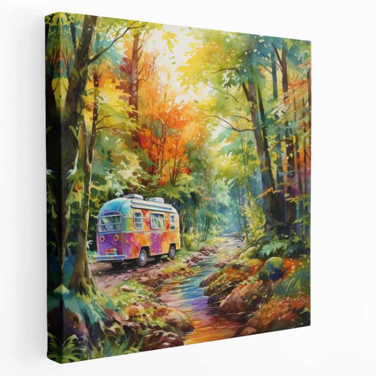 Caravan Canvas Print - Caravan, Caravan, Wall Art, Canvas