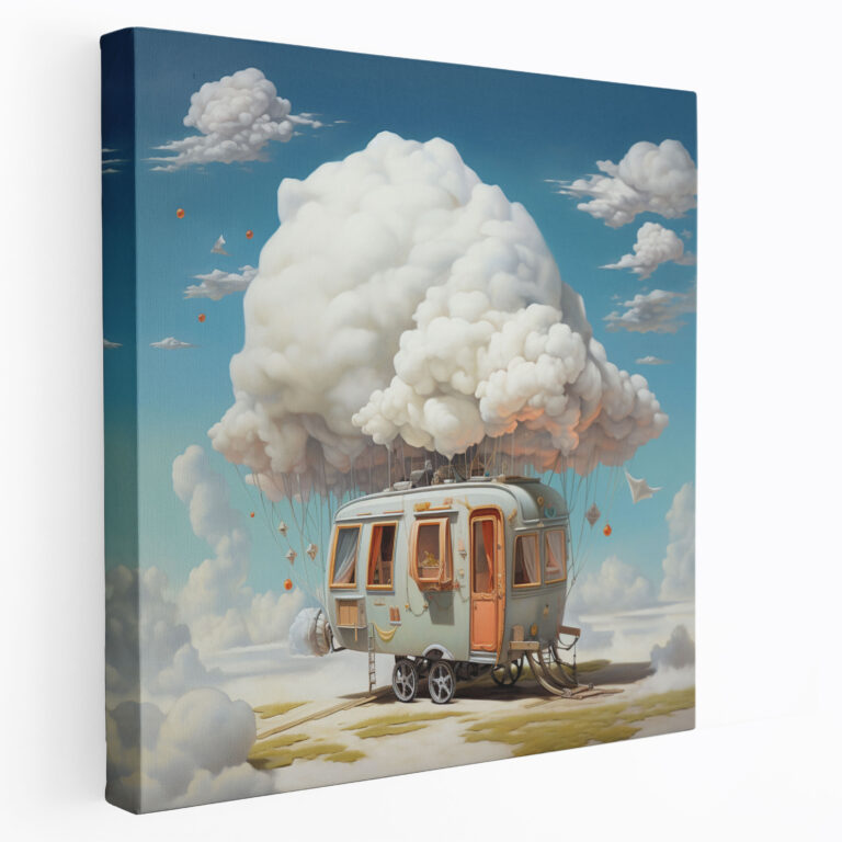 Sky Caravan Wall Art - Caravan, Ethereal, Floating In The Sky, Magic